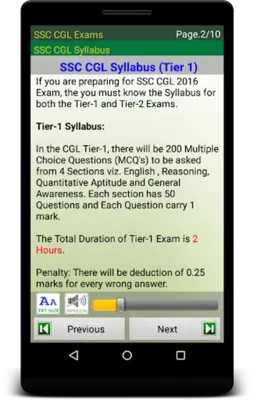 SSC CGL Exam Prep android App screenshot 16